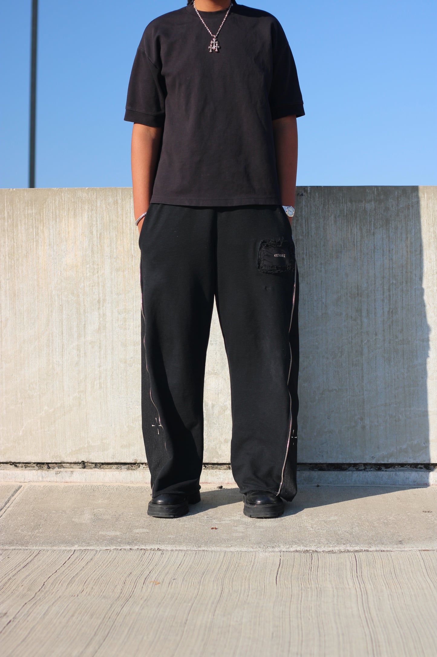 "Kvstudios" Zip flare sweatpants