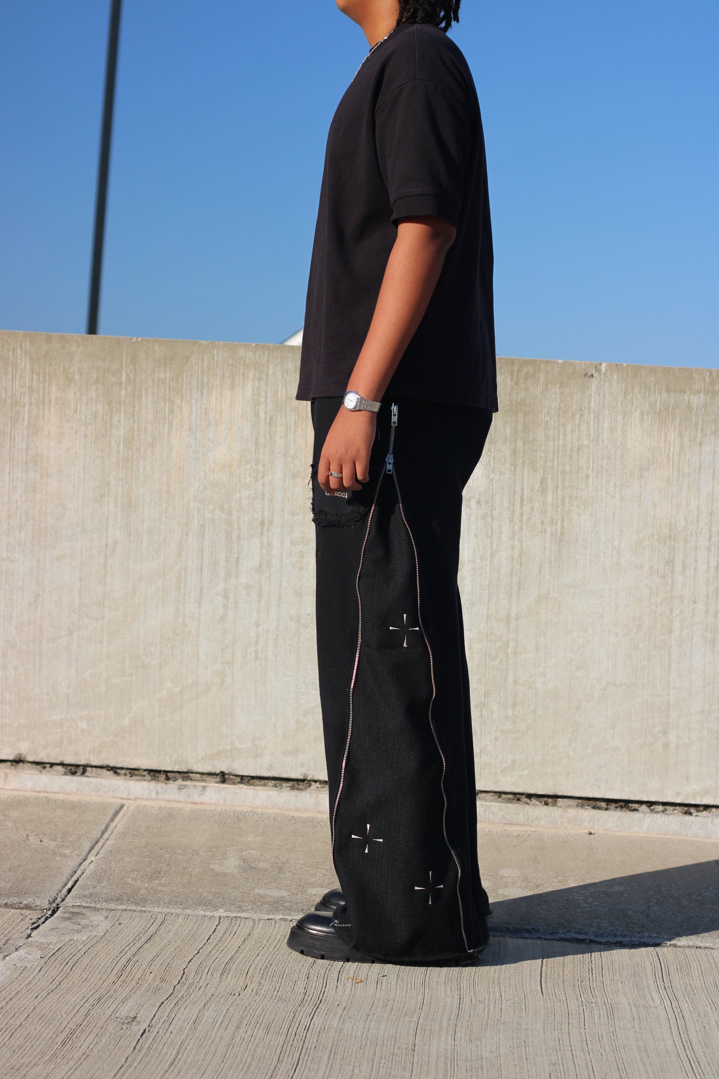 "Kvstudios" Zip flare sweatpants