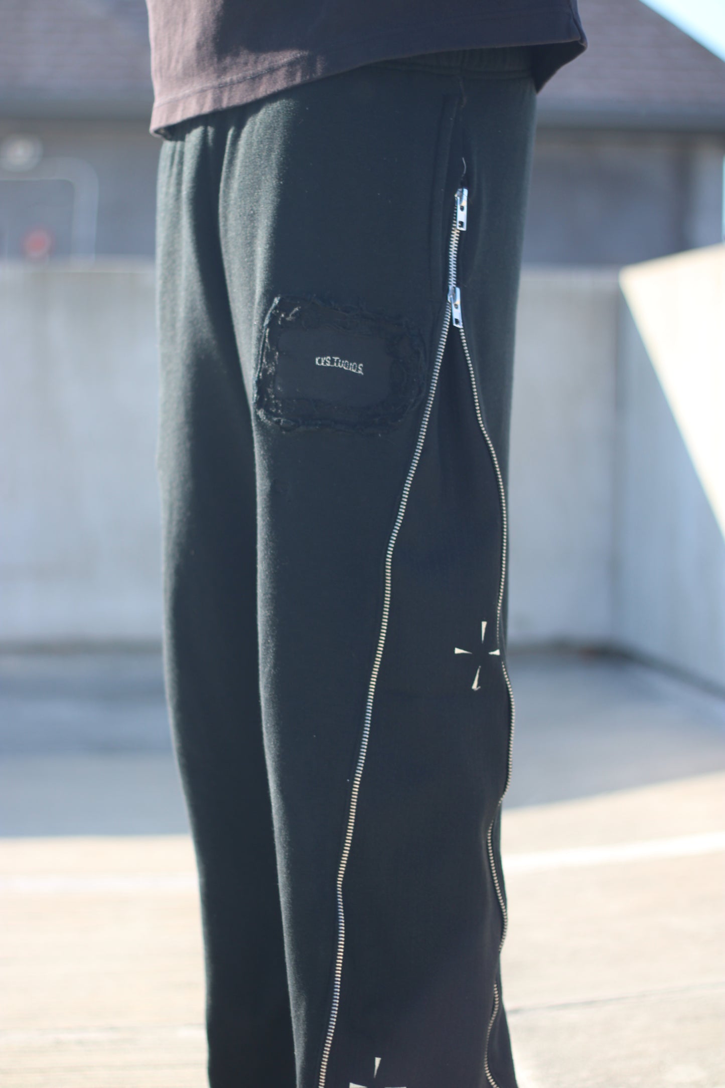 "Kvstudios" Zip flare sweatpants