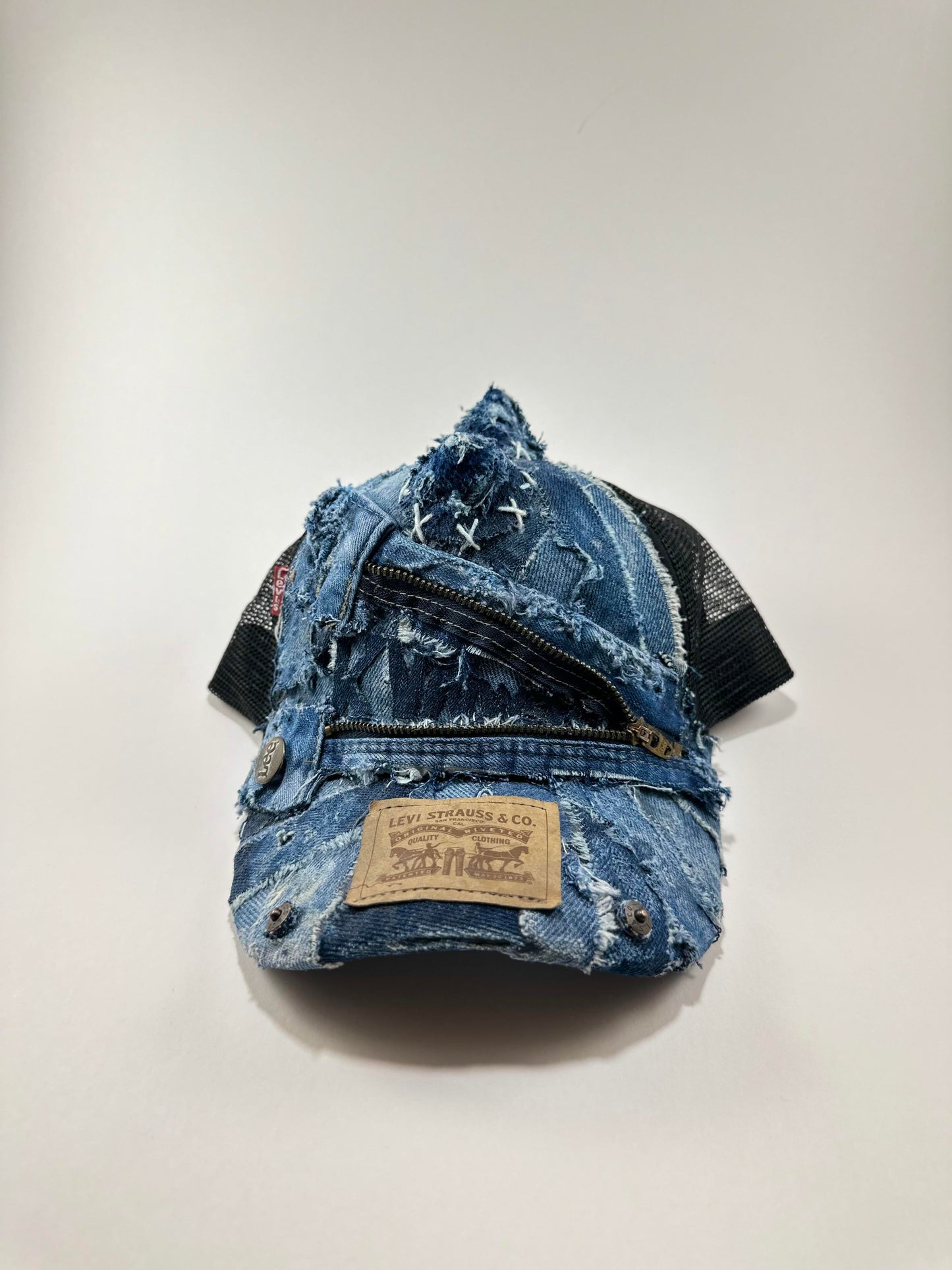 Denim Dino Trucker Hat